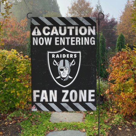 Las Vegas Raiders Fan Zone Flag, NFL Welcome Sport Flag - Image 3