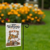 Happy Thanksgiving Garden Flag for Fall Yard Décor