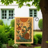 Stay Weird Garden Flag Retro Outdoor Decor Durable & Fun