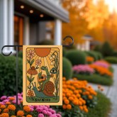 Stay Weird Garden Flag, Retro Outdoor Decor