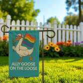 Ally Goose Garden Flag LGBTQ Pride Outdoor Decor - Celebrate Inclusivity