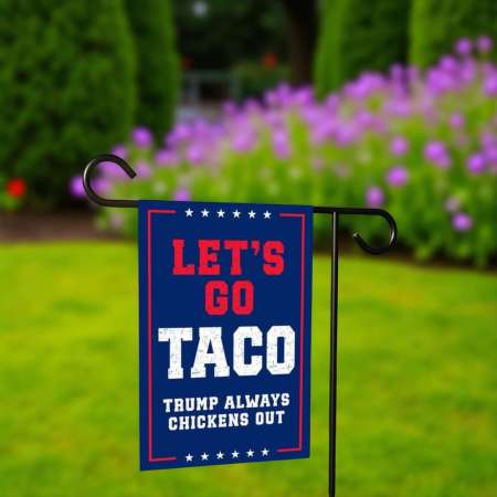 Anti-Trump Garden Flag for Activists | Resist Hate and Racism