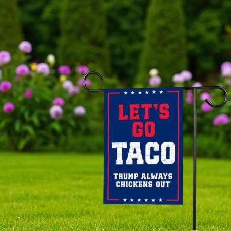 Anti-Trump Garden Flag for Activists | Resist Hate and Racism