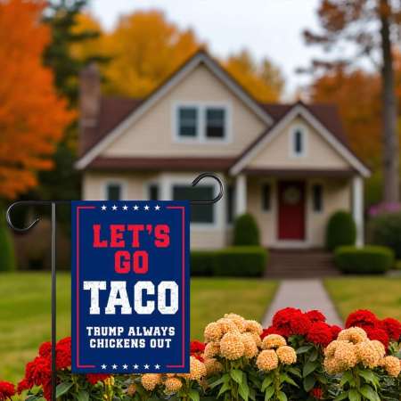 Anti-Trump Garden Flag for Activists | Resist Hate and Racism