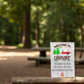 Camper Garden Flag for RV Life Outdoor Decor - Durable & Vibrant