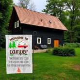 Camper Garden Flag, RV Life Yard Flag