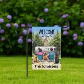 Camping Couple Gift Flag, Personalized Camp Banner