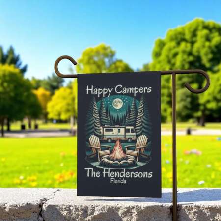 Camping Flag Sublimation Design for RV Lovers | Digital Download