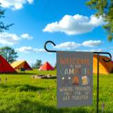 Campsite Flag for Garden or Yard | Durable Outdoor Camping Flag