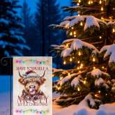 Christmas Cow Garden Flag - Funny Holiday Yard Decor