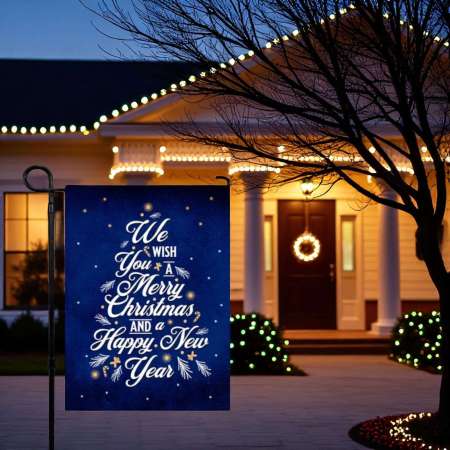 Christmas Garden Flag for Festive Yard Décor