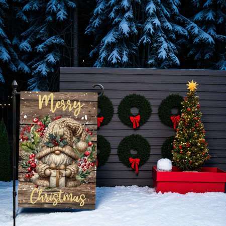 Christmas Garden Flag for Holiday Yard Decor | Festive & Durable