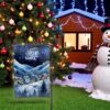 Christmas Garden Flag for Holiday Yard Decor | Festive Outdoor Flag