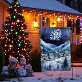 Christmas Garden Flag for Holiday Yard Decor | Festive Outdoor Flag