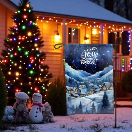 Christmas Garden Flag for Holiday Yard Decor | Festive Outdoor Flag