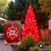 Christmas Garden Flag Sublimation PNG for Festive Yard Decor