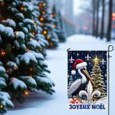 Christmas Louisiana Flag - Festive Cajun Holiday Decor