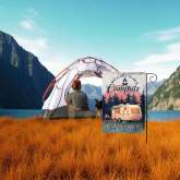 Custom Camping Flag Personalized Family Garden Flag Durable Design
