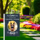 Custom Pet Memorial Garden Flag, Personalized Pet Loss Gift