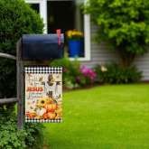 Fall Flag Thanksgiving and Halloween Garden Decor for Outdoors