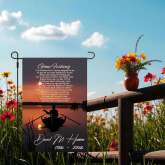 Fishing Memorial Flag for Dad - Outdoor Remembrance Keepsake
