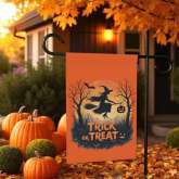 Garden Flag Halloween, Witch Yard Decoration Flag