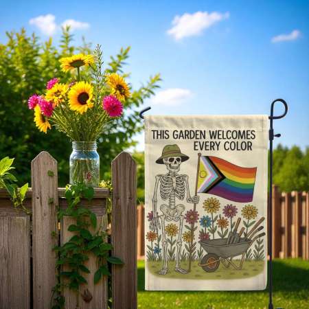 Garden Flag LGBTQ Pride Outdoor Decor Celebrate Inclusion