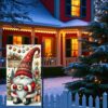 Gnome Garden Flag Christmas Decor Durable Sublimation Design