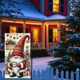 Gnome Garden Flag, Christmas Sublimation Design