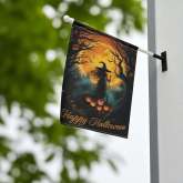Halloween Witch Flag Durable Fall Garden Yard Banner Decor