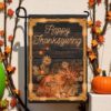 Happy Thanksgiving Garden Flag Rustic Fall Decor by \[Brand]