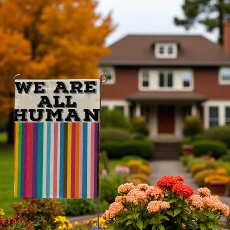 Human Garden Flag for LGBTQ Pride and Equality