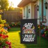 Human Rights Pride Garden Flag - Durable LGBTQ Outdoor Decor