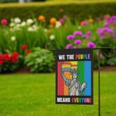 Inclusive Garden Flag for LGBTQ+ Pride & Equality Yard Decor