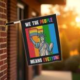 Inclusive Garden Flag for LGBTQ+ Pride & Equality Yard Decor