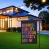 Kindness Inclusion Garden Flag – Celebrate Diversity & Human Rights