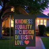 Kindness Inclusion Garden Flag – Celebrate Diversity & Human Rights