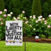 LGBT Flag Sign, Equality Garden Flag for Political Protest