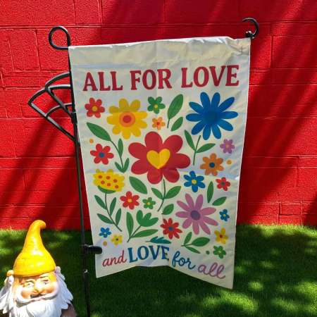 LGBT Pride Garden Flag for Inclusive Outdoor Decor