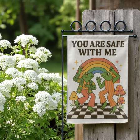 LGBT Pride Garden Flag for Safe, Inclusive Outdoor Decor