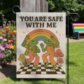 LGBT Pride Garden Flag for Safe, Inclusive Outdoor Decor