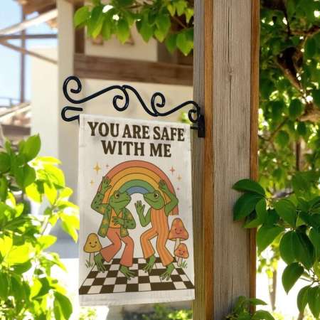 LGBT Pride Garden Flag for Safe, Inclusive Outdoor Decor