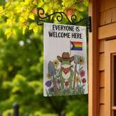 LGBTQ Garden Flag - Cute Pride Outdoor Decor for Yard