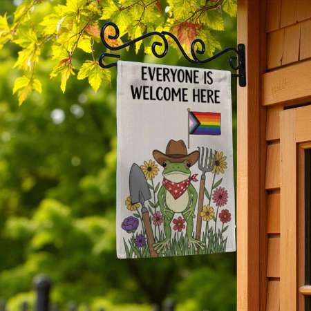 LGBTQ Garden Flag - Cute Pride Outdoor Decor for Yard