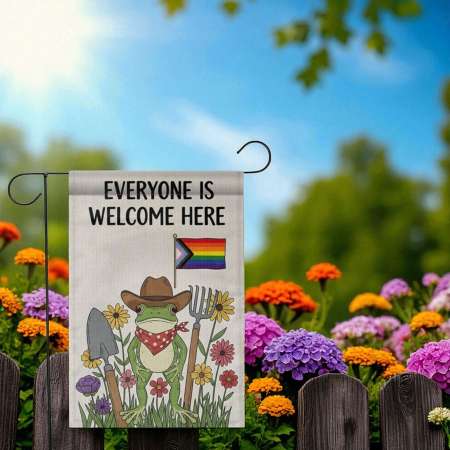 LGBTQ Garden Flag - Cute Pride Outdoor Decor for Yard
