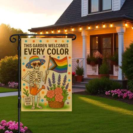 LGBTQ Garden Flag Pride Outdoor Banner Durable and Vibrant