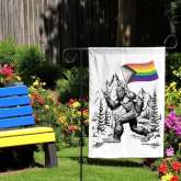 LGBTQ Garden Flag, Pride Skeleton Outdoor Decoration