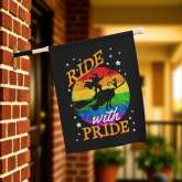 LGBTQ Halloween Garden Flag Pride Rainbow Yard Banner