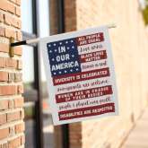 Liberal Democrat Garden Flag Patriotic Resistance Decor