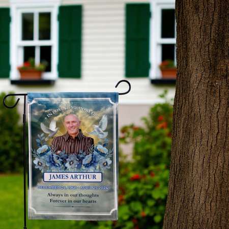 Memorial Custom Flag for Grandpa Tribute | Lasting Father's Day Gift